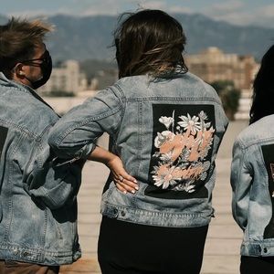 Smash + Tess denim jacket Women’s Day Edition Medium